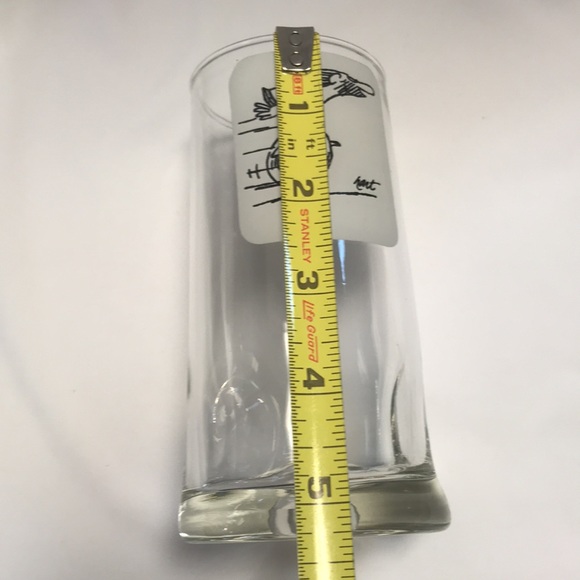 (10) Vintage MCM Johnny Hart BC Comics Caveman On A Roll Tumbler Glasses Barware - Picture 7 of 8